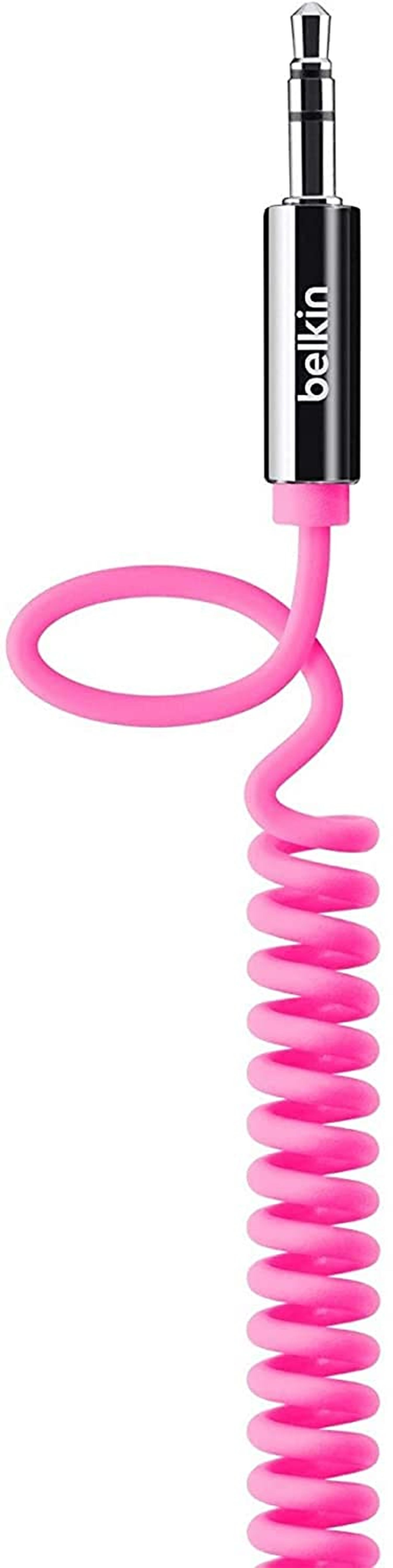 Belkin Audio Spiralkabel 3,5mm Klinken AUX Kabel