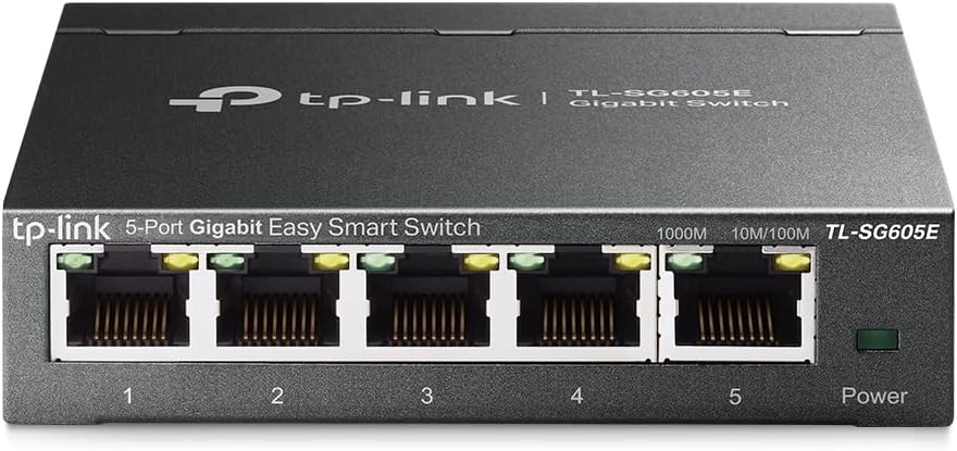 TP-Link TL-SG605E 5 Ports Smart Gigabit Netzwerk Switch Verteiler [B-WARE]