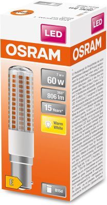 Osram LED B15d Lampe Leuchtmittel warmweiß Stiftlampe Halogen Ersatz SLIM LED Spezial Lampe