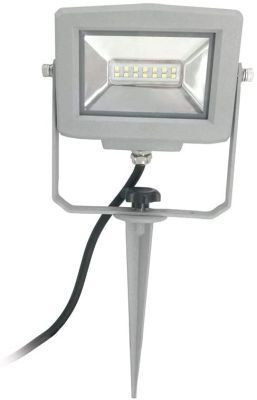 as-Schwabe Slimline LED Strahler 10 W mit Erdspieß / Samsung LED / Mit EU Stecker