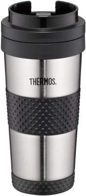 THERMOS Thermobecher Isolierbecher Travel Mug Kaffeebecher 420ml Edelstahl Kaffee to go 4 Stunden Heiß 8 Stunden Kalt BPA-Frei