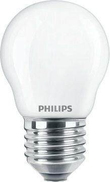 Philips E27 LED Leuchtmittel Tropfen 4,3W = 40W warmweiß Licht 470lm 2700K [2er-Pack]