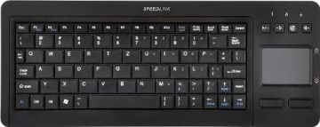 Speedlink (B-WARE)   Futura kabellose Multimedia-Tastatur mit Trackball-Funktion und Multitouch-Eingabefeld (für Windows/PS4  