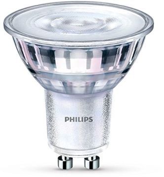 Philips LED WarmGlow Lampe ersetzt 5 W, GU10, warmweiß (2200-2700K), 350 Lumen, Reflektor, dimmbar