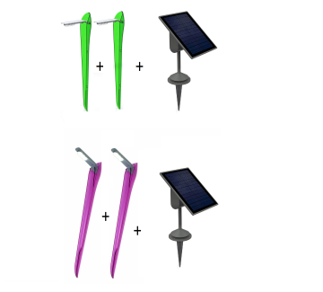 Eco Light Flame SOLAR LED Gartenlaterne Gartenleuchte Außenleuchte SET