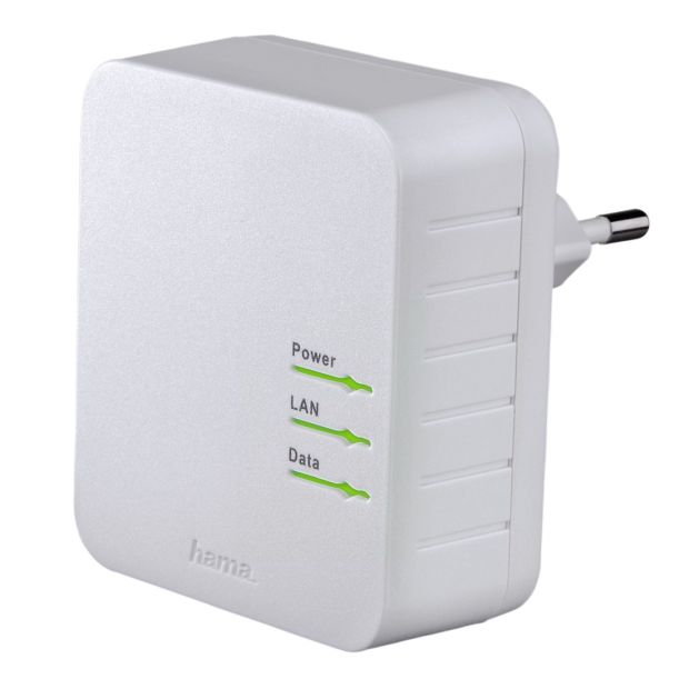Hama 500 Mbps Mini Powerline Adapter Starter KIT [2er Pack]