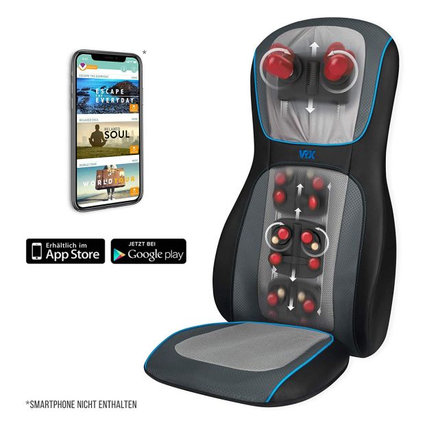 HOMEDICS B_WARE Shiatsu Massagesitzauflage Massageauflage mit Virtual Reality HOMEDICS B_WARE Shiatsu Massagesitzauflage Massageauflage mit Virtual Reality