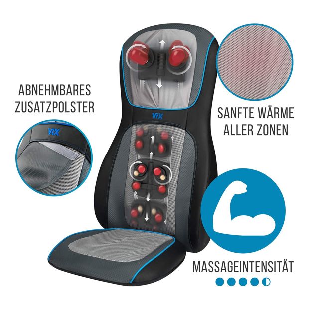 HOMEDICS B_WARE Shiatsu Massagesitzauflage Massageauflage mit Virtual Reality HOMEDICS B_WARE Shiatsu Massagesitzauflage Massageauflage mit Virtual Reality