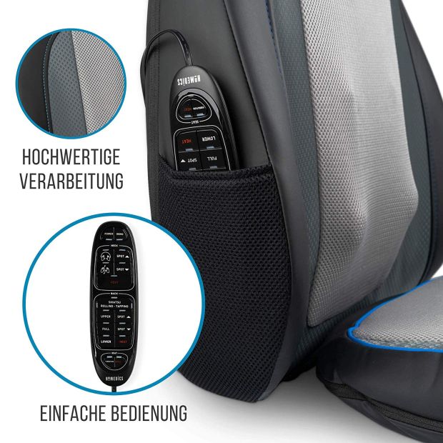 HOMEDICS B_WARE Shiatsu Massagesitzauflage Massageauflage mit Virtual Reality HOMEDICS B_WARE Shiatsu Massagesitzauflage Massageauflage mit Virtual Reality