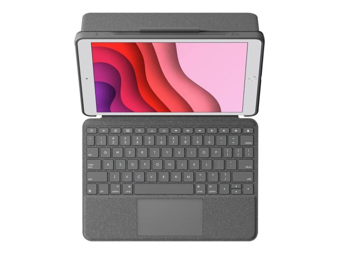 Logitech Combo Schutzhülle mit Tastatur für iPad Französisches Layout [B-WARE]