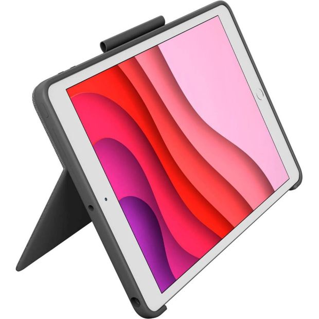 Logitech Combo Schutzhülle mit Tastatur für iPad Französisches Layout [B-WARE]