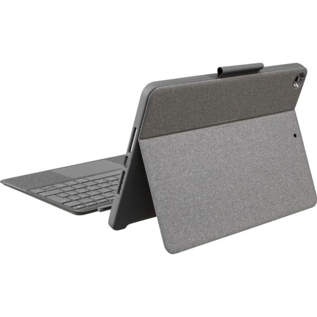 Logitech Combo Schutzhülle mit Tastatur für iPad Französisches Layout [B-WARE]