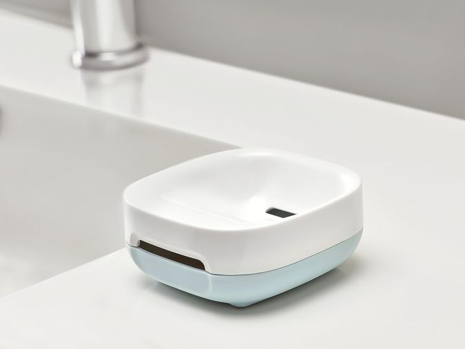 Joseph Joseph, Slim Compact Soap Dish (Blue) Joseph Joseph, Slim Compact Soap Dish (Blue)