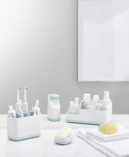 Joseph Joseph, Slim Compact Soap Dish (Blue) Joseph Joseph, Slim Compact Soap Dish (Blue)