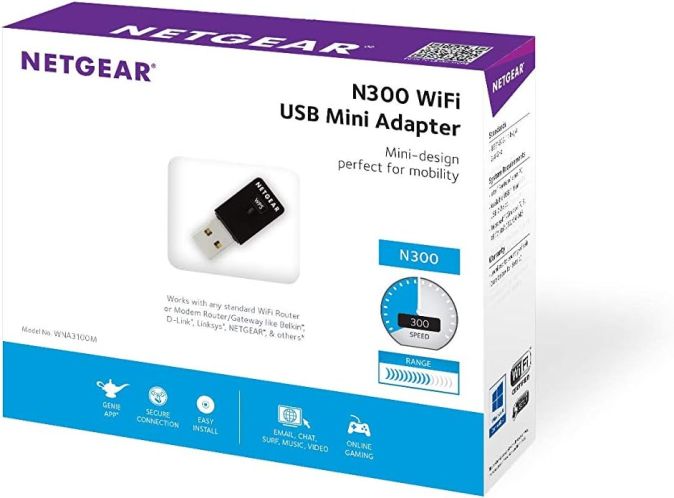 Netgear WNA3100M USB WLAN Stick N300 Mini Wireless WLAN USB Adapter [Gebraucht]