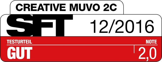 Creative MUVO 2c Bluetooth Lautsprecher Tragbar Rot [B-WARE]