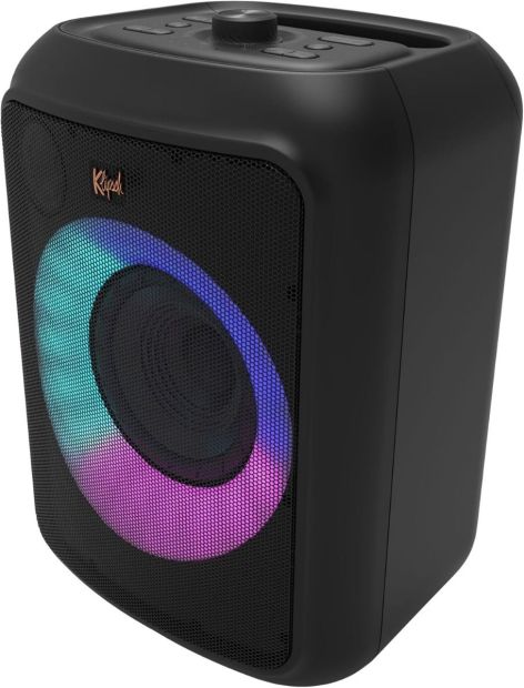 Klipsch GIG XL Partylautsprecher Bluetooth Lautsprecher Lichteffekte 8 Stunden
