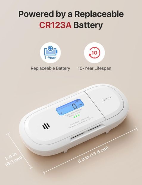 X-Sense CO Melder XC04-WX WLAN Smart-Kohlenmonoxidmelder Home Security-App