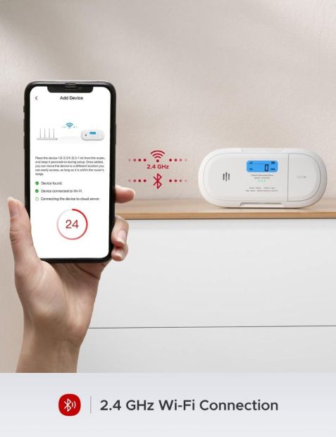 X-Sense CO Melder XC04-WX WLAN Smart-Kohlenmonoxidmelder Home Security-App