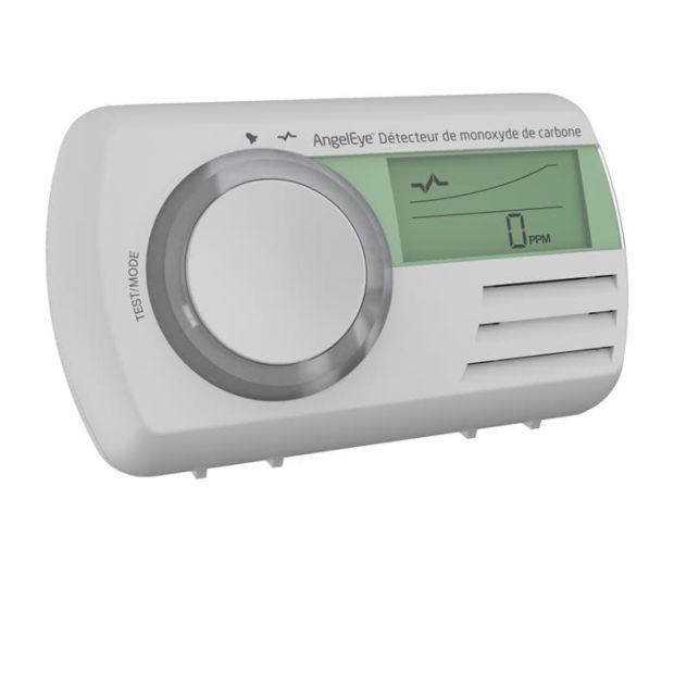 AngelEye CO Melder mit multifunktionalem LCD-Display inkl. 7 Jahre Batterie