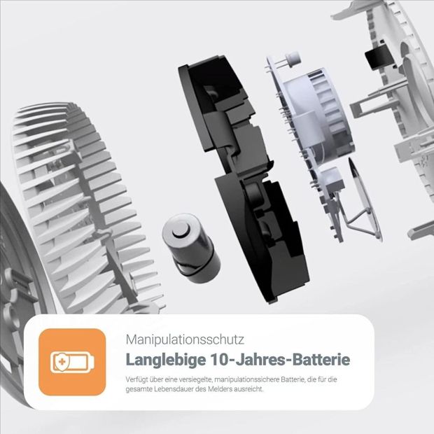 FireAngel  FA6120-INT Rauchmelder 10 Jahre Batterie Rauchwarnmelder