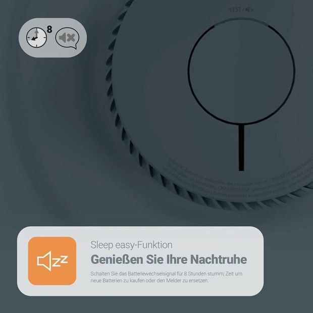 FireAngel  FA6120-INT Rauchmelder 10 Jahre Batterie Rauchwarnmelder