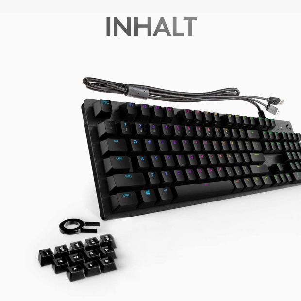 Logitech G512 Mechanische Gaming Tastatur RGB Spanisches Layout [B-WARE]