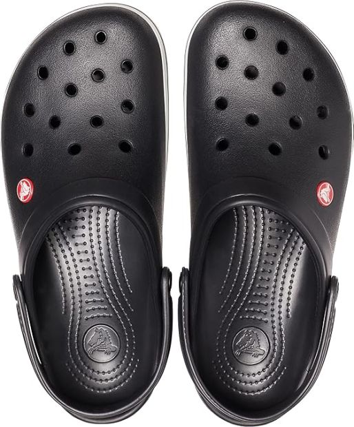 Crocs Unisex Crocband Schuhe Clogs 100% Croslite Strandschuhe 42/43 Sandale Schwarz