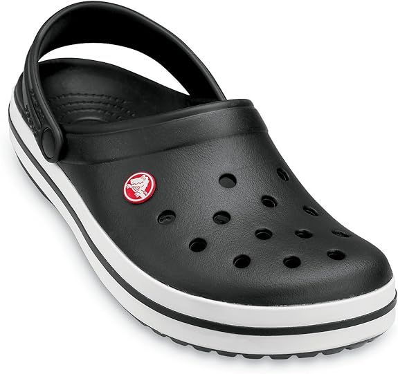 Crocs Unisex Crocband Schuhe Clogs 100% Croslite Strandschuhe 42/43 Sandale Schwarz
