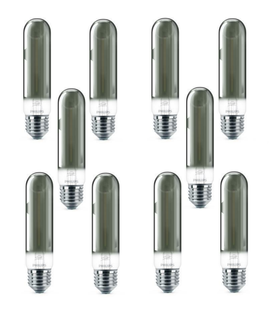 Philips E27 LED Classic Deko Lampe 15W Warmweiß Licht [10er-Pack]