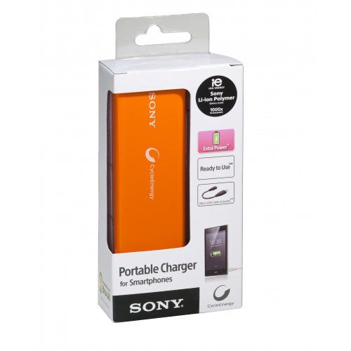 Sony CP-VLSD Akku-Ladegerät für Smartphone inkl. micro-USB Kabel