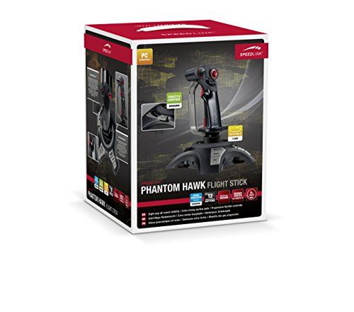 Speedlink (B-WARE) Joystick für PC / Computer - Phantom Hawk Flightstick Speedlink (B-WARE) Joystick für PC / Computer - Phantom Hawk Flightstick