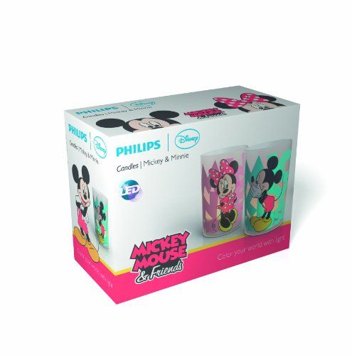 Philips CandleLight Set Micky und Minnie 2-er Set