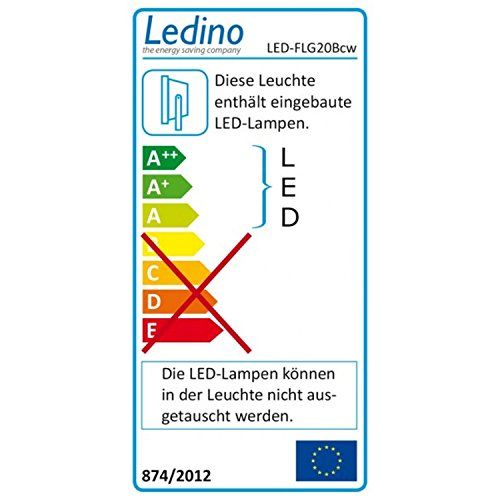 Ledino LED-Flutlichtstrahler in Schwarz mit Epistar LEDs 20 W Kaltweiß Ledino LED-Flutlichtstrahler in Schwarz mit Epistar LEDs 20 W Kaltweiß