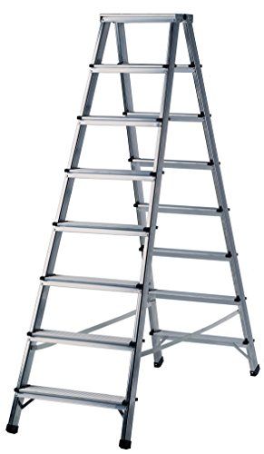 Brennenstuhl 1402030 Doppelstufenleiter Aluminium