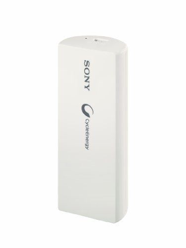 Sony 3000mAh Compact bewegliche Energien-Bank -Ladegerät - Weiß Sony 3000mAh Compact bewegliche Energien-Bank -Ladegerät - Weiß