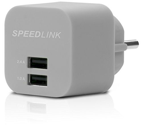 Speedlink (B-WARE) Turax Steckdosen-Ladegerät mit zwei USB-Anschlüssen 