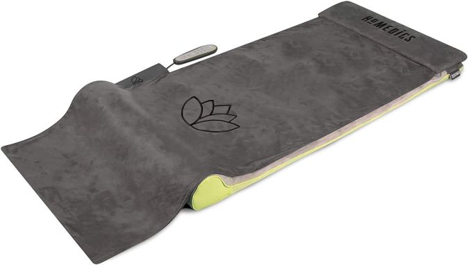 Homedics Stretch + Mat Massagematte Yogamatte Lila
