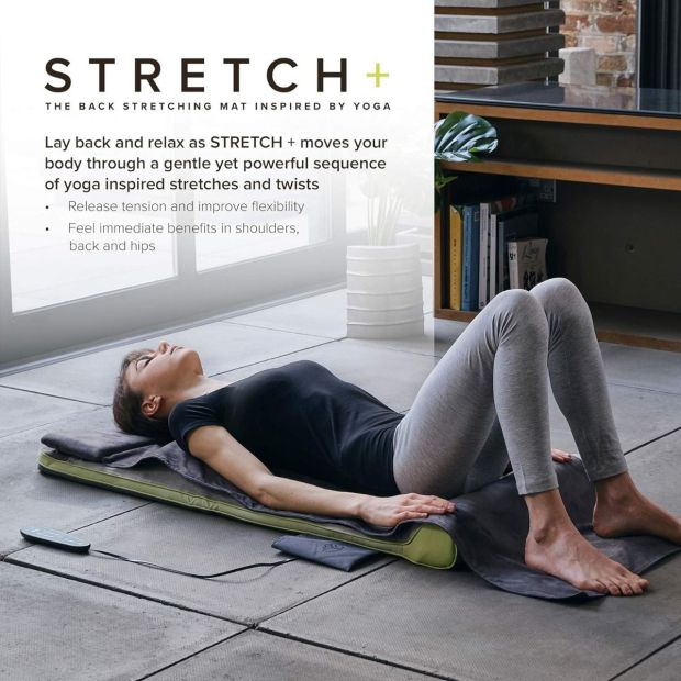 Homedics Stretch + Mat Massagematte Yogamatte Lila