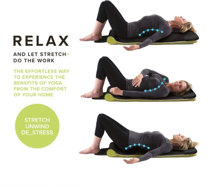 Homedics Stretch + Mat Massagematte Yogamatte Lila