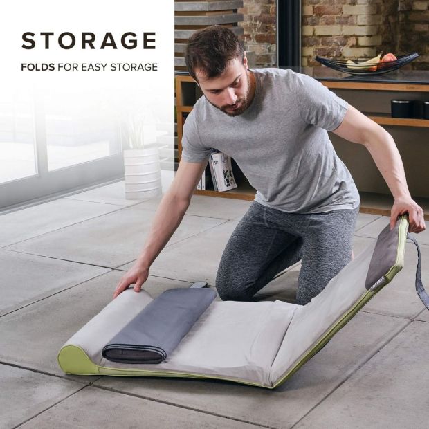Homedics Stretch + Mat Massagematte Yogamatte Lila