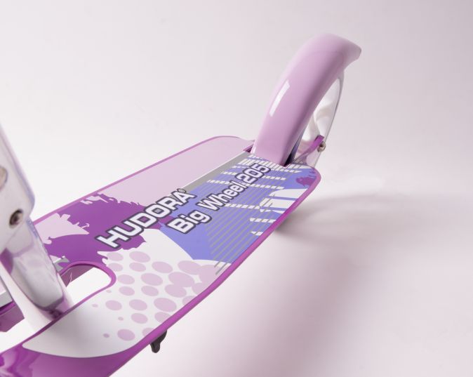 HUDORA Big Wheel GS 205 Scooter, lila Alu Tret Roller Cityroller [B-WARE]