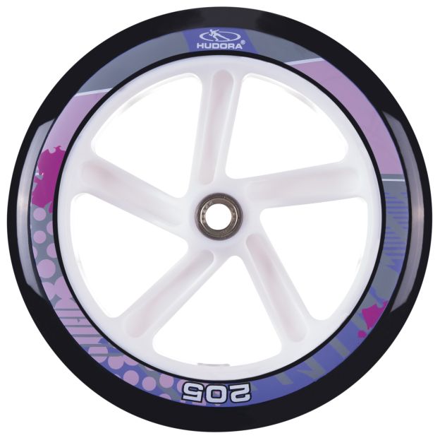 HUDORA Big Wheel GS 205 Scooter, lila Alu Tret Roller Cityroller [B-WARE]