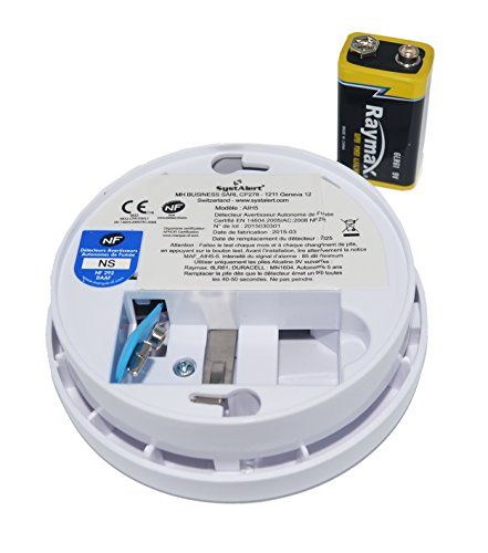 GS-506 Rauchmelder Feuermelder Rauchwarnmelder 5 Jahre Batterie [8er Pack]