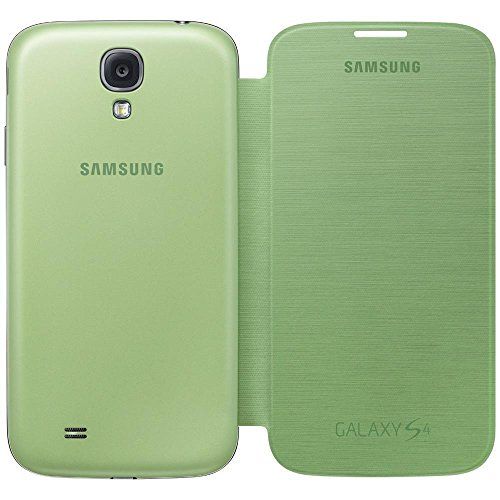 Samsung Original Flip Cover mit Galaxy S4 in gelb-grün Samsung Original Flip Cover mit Galaxy S4 in gelb-grün