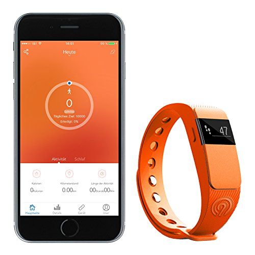 NINETEC Smartfit Bluetooth 4.0 Sport Aktivitätsarmband mit Schlafanalyse NINETEC Smartfit Bluetooth 4.0 Sport Aktivitätsarmband mit Schlafanalyse