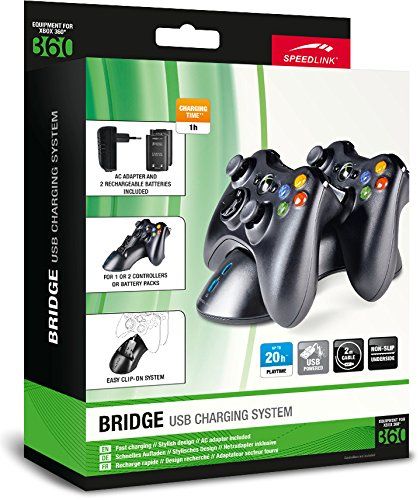 Speedlink (B-WARE) Controller-Ladestation für XBOX 360 - Bridge Charging System USB 