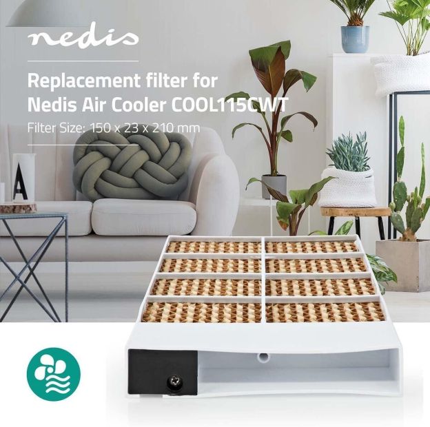 Nedis Mobiler Luftkühler mit 3L Wassertank & Ersatzfilter