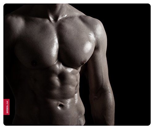 SPEEDLINK SILK Mousepad Mauspad Muskeln Sixpack Muscle