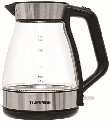 Telefunken TFWK1800G Wasserkocher Edelstahl Kettle Telefunken TFWK1800G Wasserkocher Edelstahl Kettle